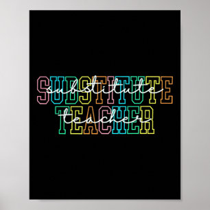 Póster Regalo de Agradecimiento para Maestro Sustituto