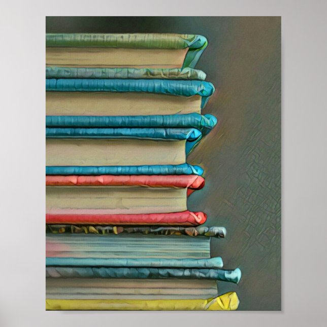 Póster Regalo de amante de libros (Frente)