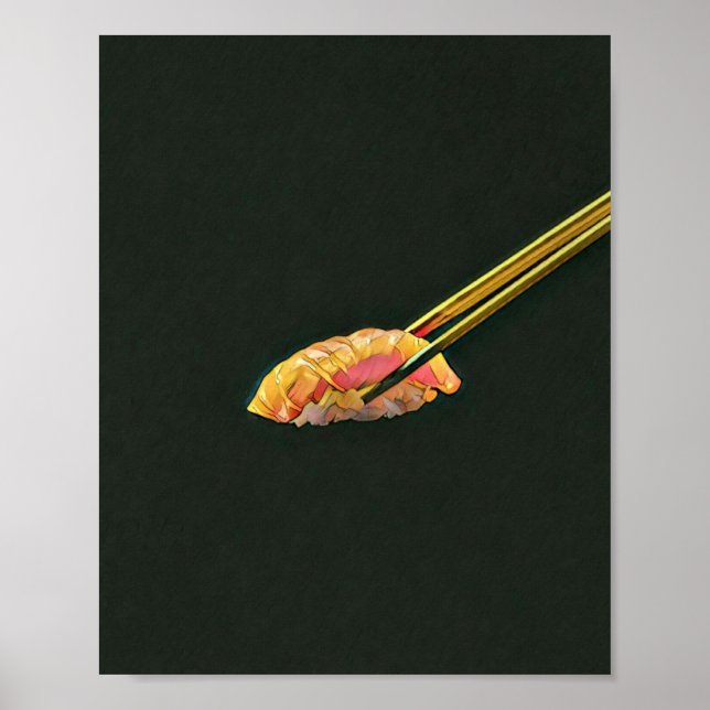 Póster Regalo de amante del sushi (Frente)