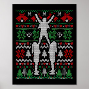 Póster Regalo de animadores de navidades
