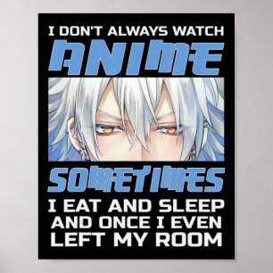 Póster Regalo De Anime Para Hombres Adolescentes Cute Ani
