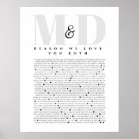 Regalo de aniversario de boda para padres y amigos
