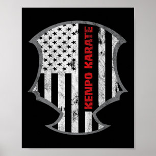 Póster Regalo de artista marcial de Kenpo Karate