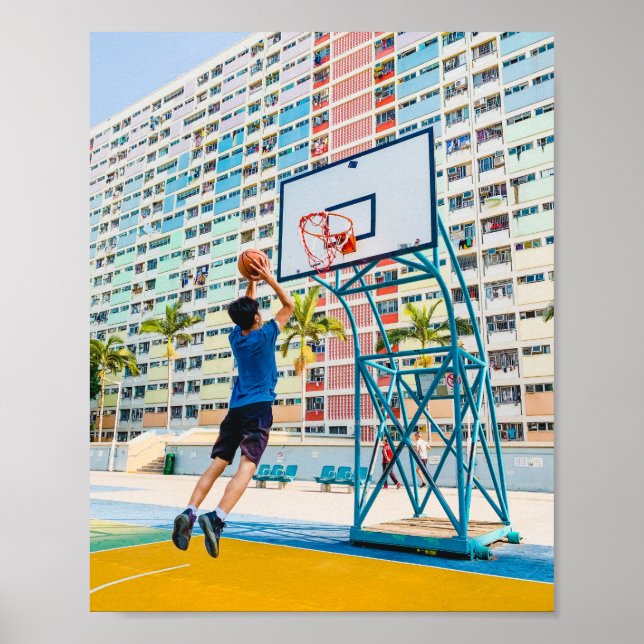 Póster Regalo de baloncesto de Guay (Frente)
