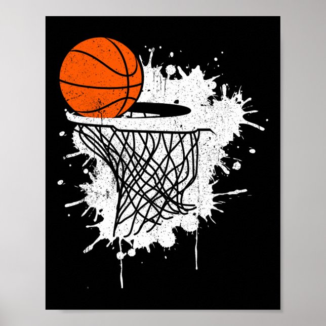 Póster Regalo De Baloncesto Para Entrenadores Jóvenes Chi (Frente)