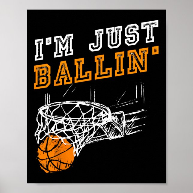 Póster Regalo De Baloncesto Para Entrenadores Jóvenes Chi (Frente)