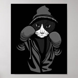 Póster Regalo de boxeo creativo para animales amantes de