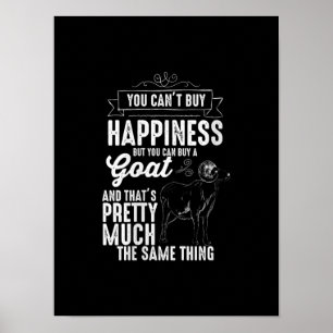 Póster Regalo de cabra para mujeres Goat Lover