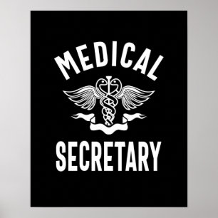 Póster Regalo de cargo de Secretario Médico