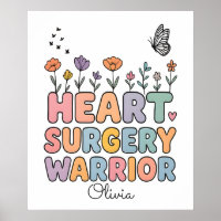 Regalo de cirugía de corazón anatómico floral pers