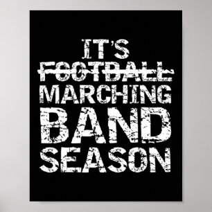 Póster Regalo de cita divertida de banda No es fútbol es 