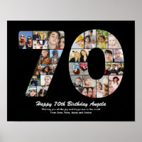 Regalo de collage de fotos número 70 por cumpleaño