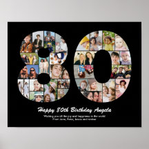 Regalo de collage de fotos número 80 por cumpleaño