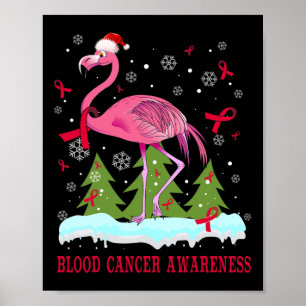 Póster Regalo de concientización sobre el cáncer de sangr