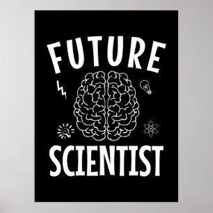Póster Regalo de cumpleaños Científico futuro