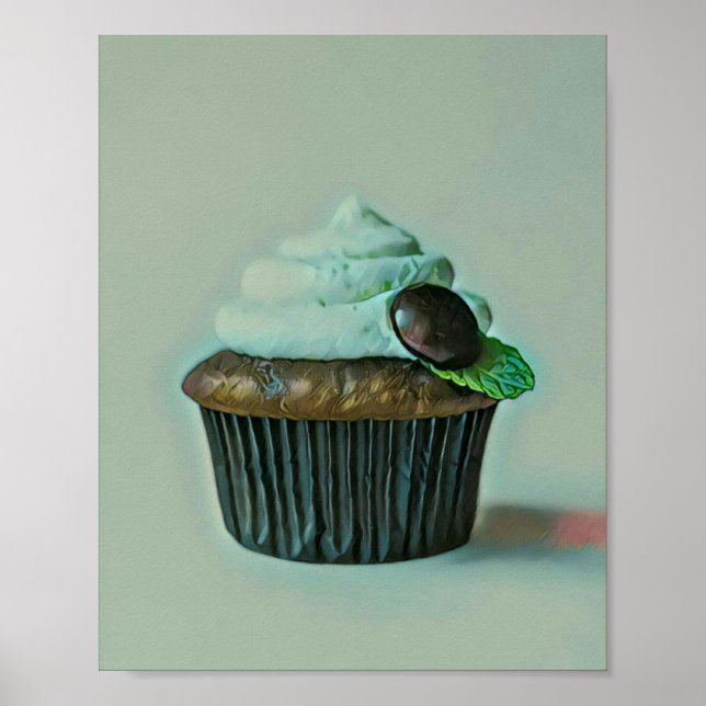 Póster Regalo de cumpleaños de helados (Frente)