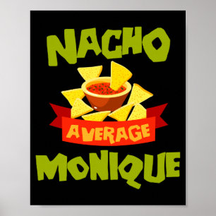 Póster Regalo de cumpleaños divertido con nombre Monique 