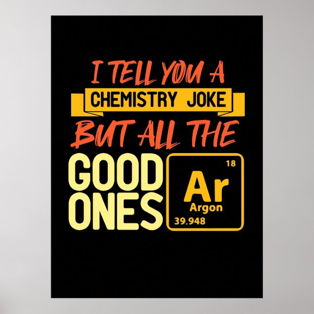 Póster Regalo de cumpleaños | Te Digo Química (Frente)