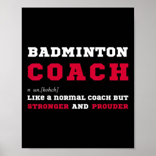 Póster Regalo de definición de entrenador deportivo de en
