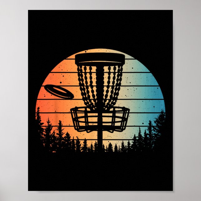 Póster Regalo de Disc Golf Objetos y Accesorios para Disc (Frente)