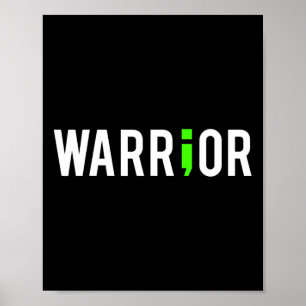 Póster Regalo de diseño de Guerrero de Semicolon para la 