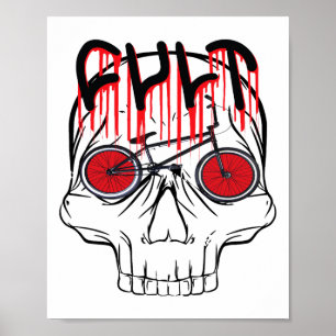 Póster Regalo De Disfraces De Cult Bmx Halloween Para Muj