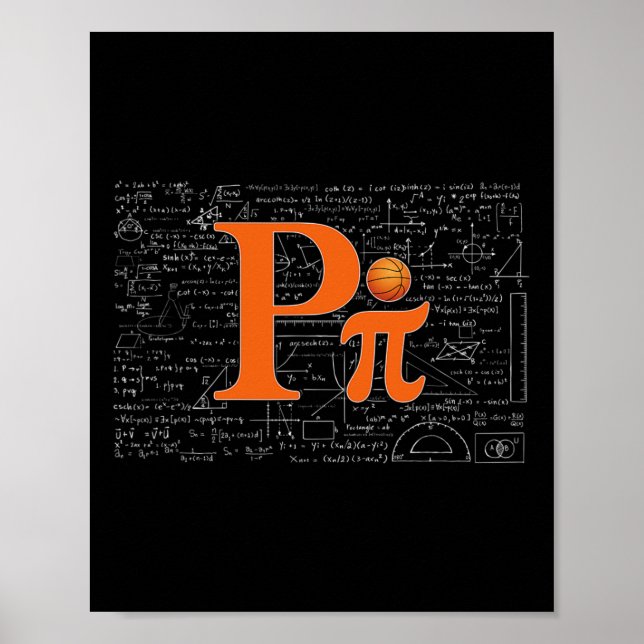 Póster Regalo de docente divertido de ciencia matemática  (Frente)