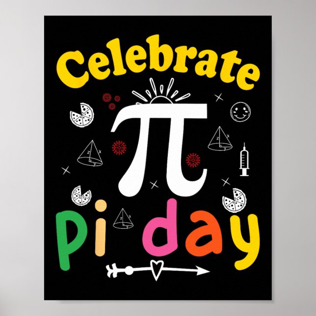 Póster Regalo de estampado de ciencia de matemáticas de P (Frente)