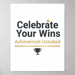 Póster Regalo de Éxito Motivacional