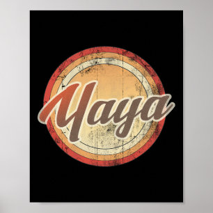 Póster Regalo de fiesta de cumpleaños retro con problemas