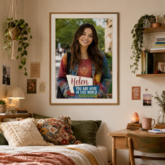 Póster Regalo de Foto Personalizada y Motivadora