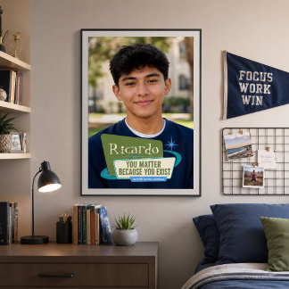 Póster Regalo de Foto Personalizado 'Tú Importas'