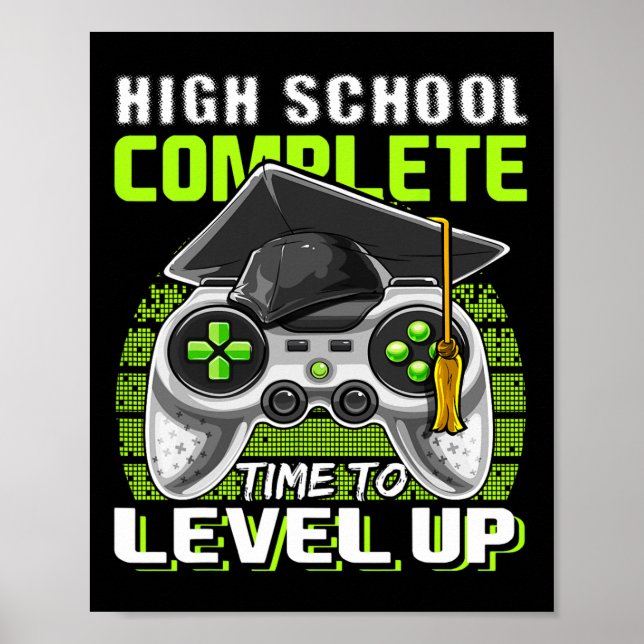 Póster Regalo de Graduación para el juego de video comple (Frente)