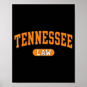 Póster Regalo de graduado de la barra de Tennessee ley ab
