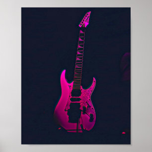 Póster Regalo de guitarra acústica