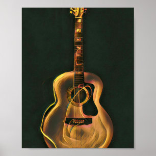 Póster Regalo de guitarrista de Guay