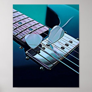 Póster Regalo de guitarrista de Guay
