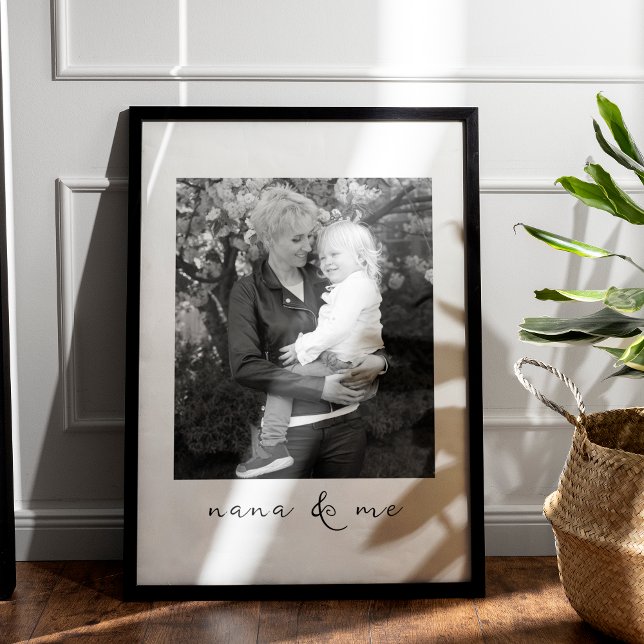 Póster Regalo De Imagen Personalizado De Nana Y Yo Para L (Subido por el creador)