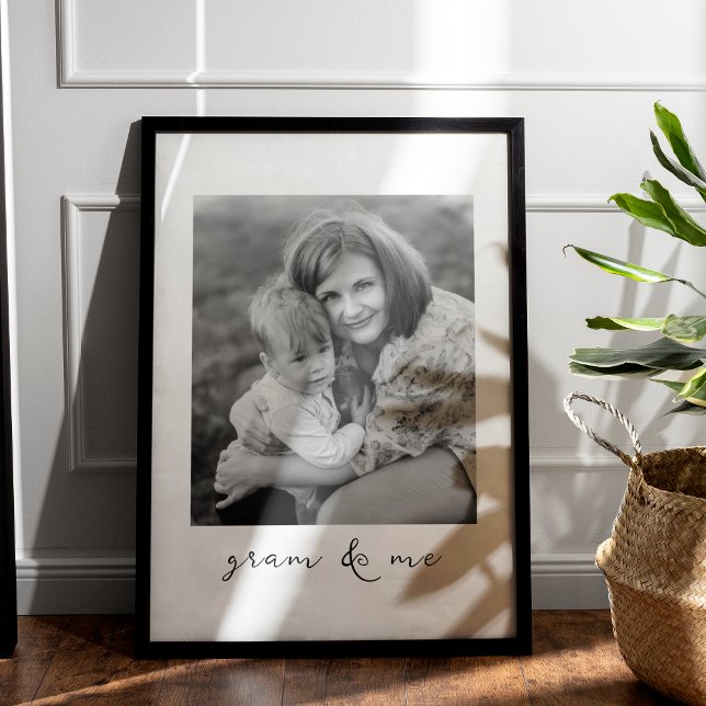 Póster Regalo De Imágenes Personalizadas Gram Y Yo Para L (Subido por el creador)