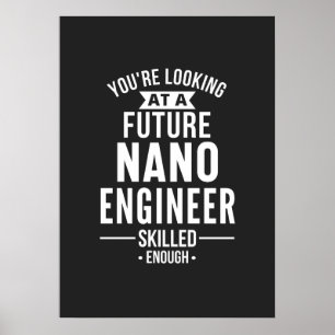 Póster Regalo de ingeniero de NANO