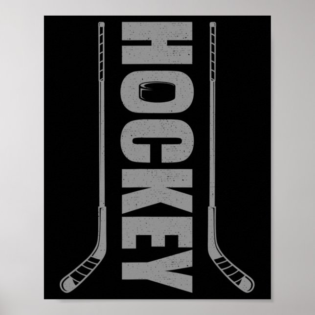 Póster Regalo de jugador de hockey sobre hielo 11 (Frente)