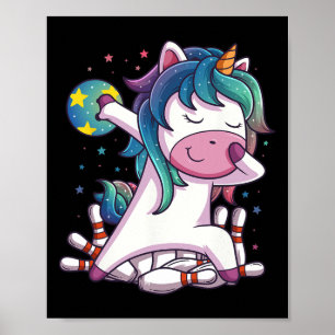 Póster Regalo de la fiesta de cumpleaños de Polka Dot Uni