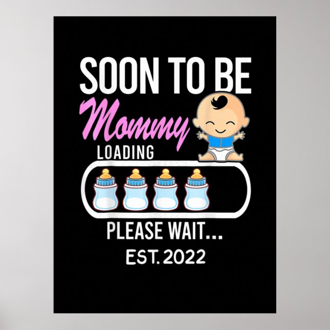Póster Regalo de la madre | Próximamente Mommy 2022 (Frente)