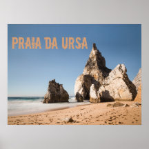 Regalo de la playa Praia da Ursa en Portugal