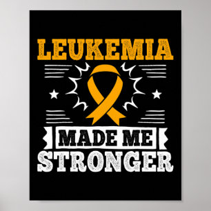 Póster Regalo de leucemia aguda para pacientes con leucem