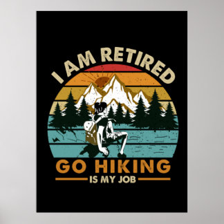 Póster Regalo de los carros | Ir de excursión es mi cumpl