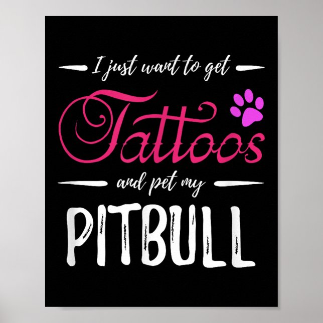 Póster Regalo de mamá de perra graciosa con camiseta de t (Frente)