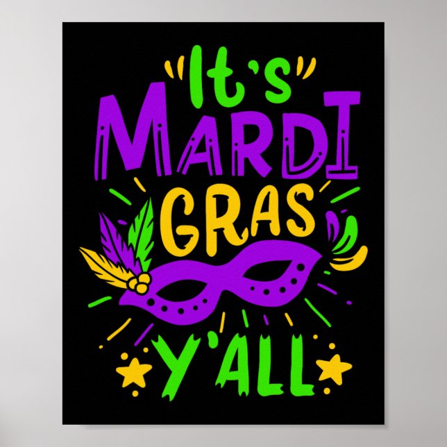 Póster Regalo de Mardi Gras (Frente)