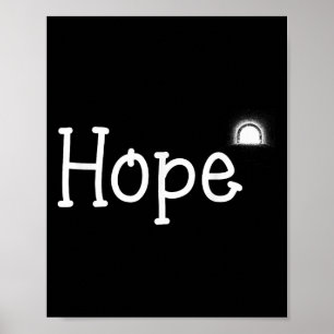 Póster Regalo De Motivación De Esperanza Para Hombres Apa