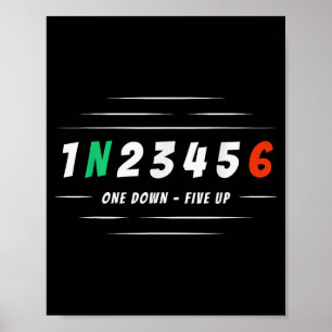 Póster Regalo de motociclista de carreras de motocicletas